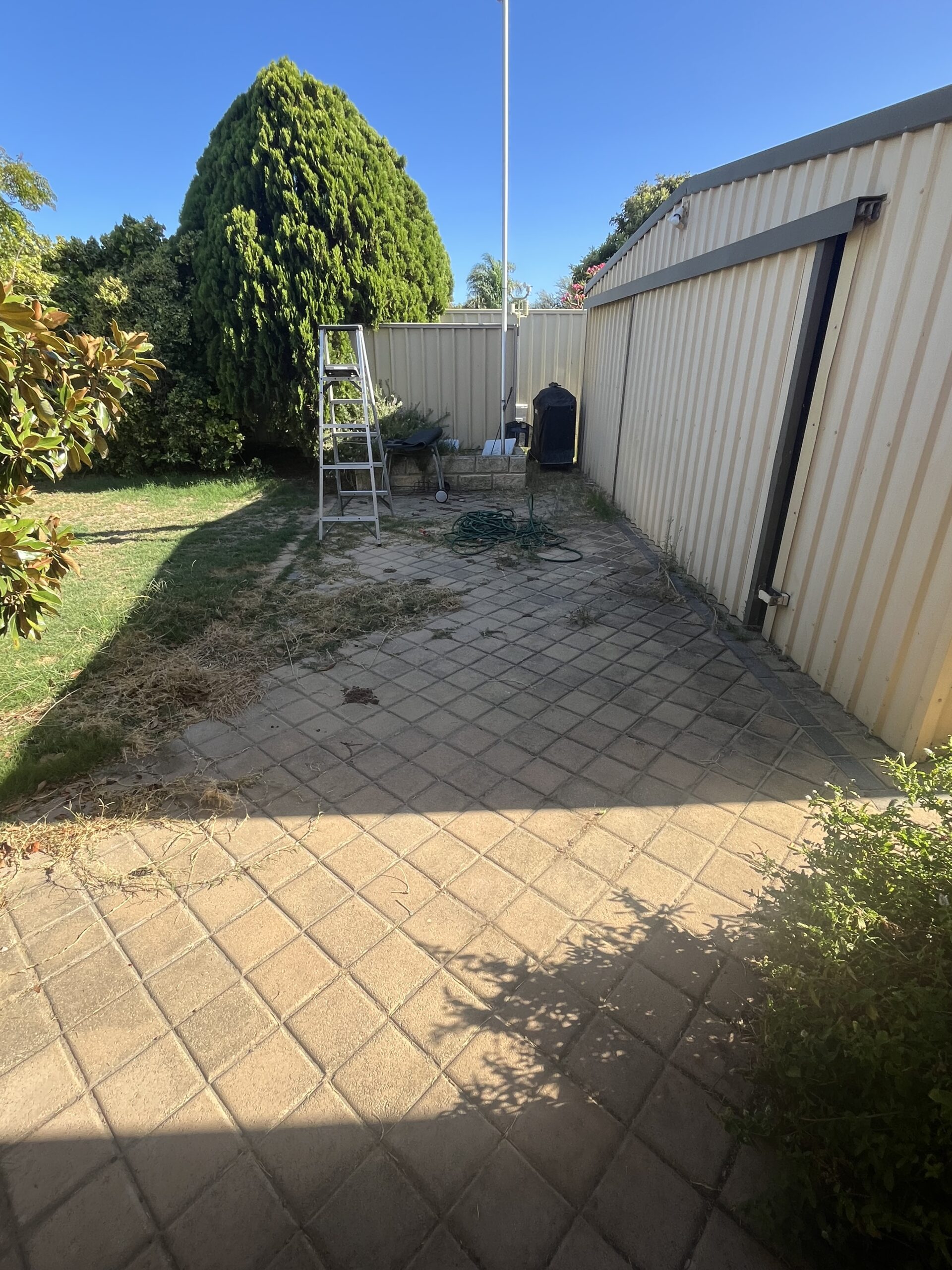Some pavers before